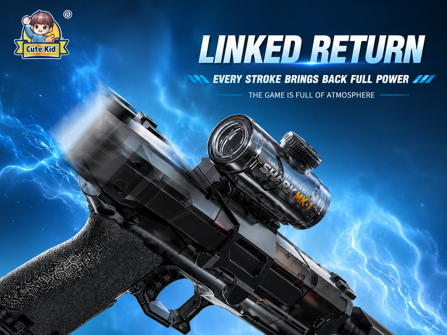 DELTAONE LIGHT WATER GUN FOR KIDS