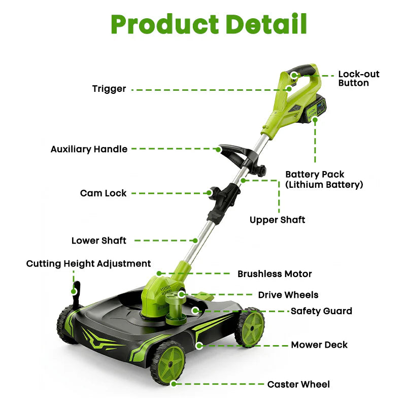 DELTAONE ELECTRIC WEED WACKER & EATER